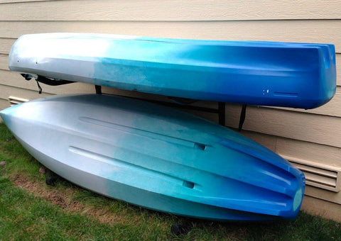 Kayak Storage Rack, Indoor & Outdoor Freestanding Storage for 2
